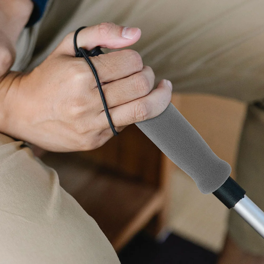 

6Pcs Cane Handle Grip Covers Non Slip Sponge Filled Protective Handle Wraps for Walking Stick Crutch Accessories Elderly Use