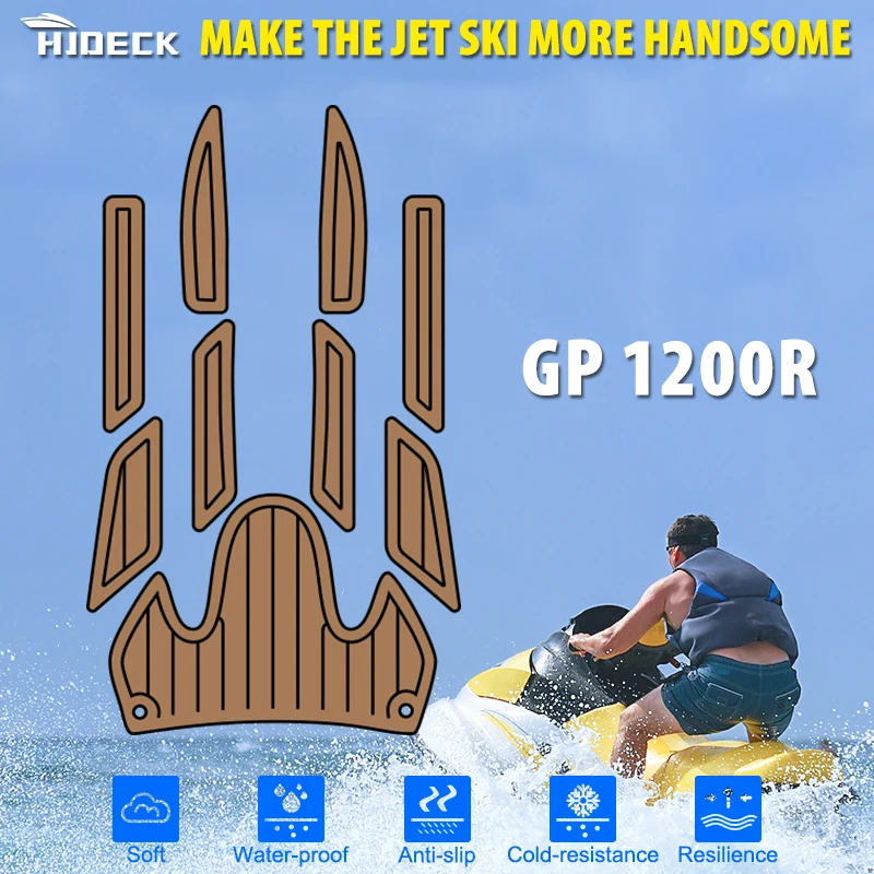 

Customized Jet Ski Mats For 2000-2002 Yamaha GP1200R GP1300 Non-Slip Motorboat Traction Mat