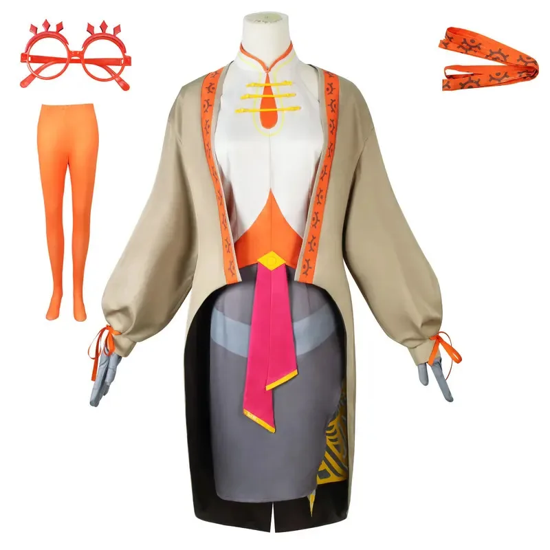 

Legennd of Zellda: Tearrs Off The Kiingdom Game Purya Wig Shoes Props Costume for Women Party Anime Cosplayx;2'c,5.b;7'