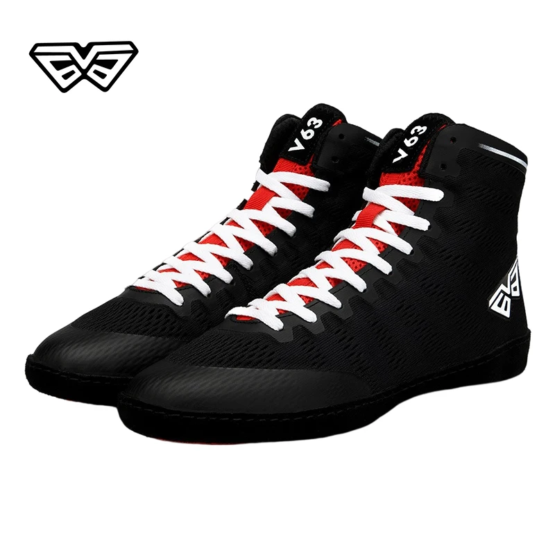 

Professional New Men Wrestling Shoes Lightweight Non Slip Sneakers for Wrestling Gym
