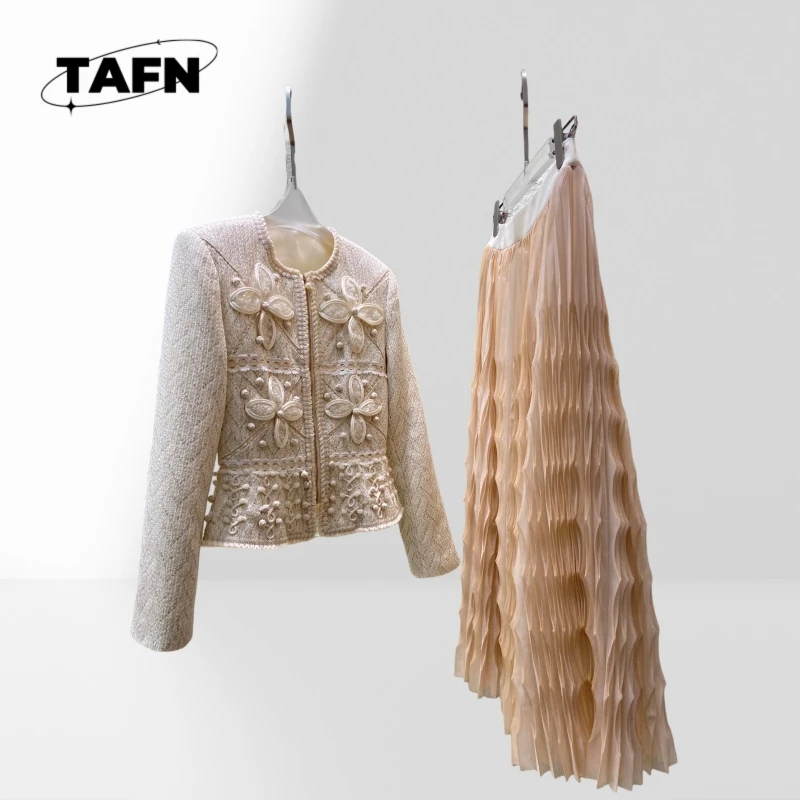 

Popular European and American Style Wool Warm Banquet Luxury Women's Suit Durable Fashion Product TemperamentA25296