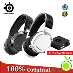 SteelSeries Arctis Pro Wireless Gaming Headset, High Fidelity, 2.4 GHz, Bluetooth, AI Noise Canceling Mic, PC, PS5, PS4, Mobile