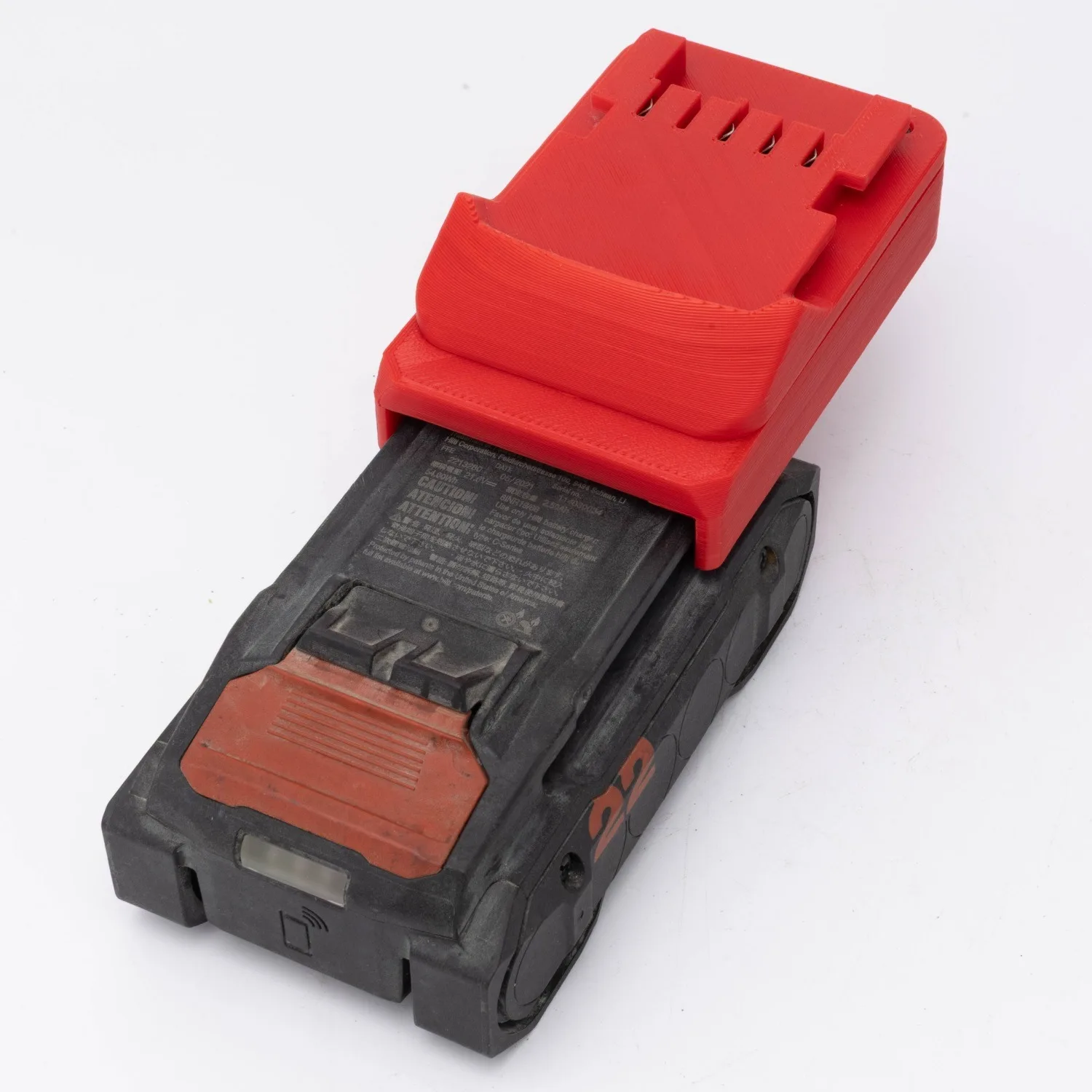 For New Hilti 22V Nuron LI-Ion Battery Converts To Metabo 20V Battery Adapter Portable Power Tool Accessories(Without Battery)