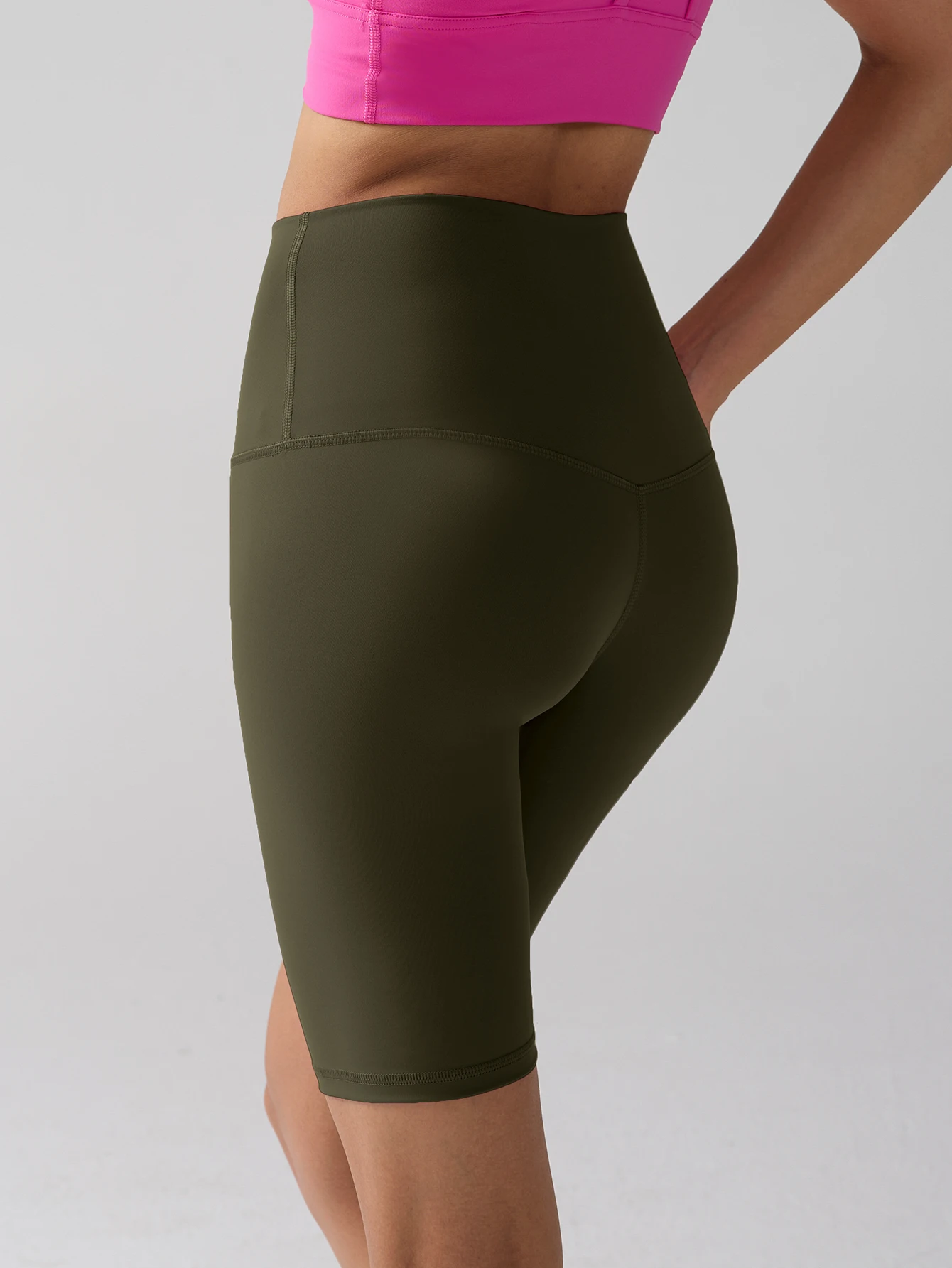 

Женские бесшовные шорты для йоги с высокой талией, эластичные, с эффектом подтяжки бедер, дышащие, быстросохнущие, для бега, отдыха, велоспорта, пилатеса, спортивные шорты