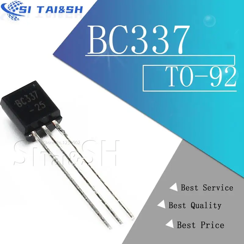 50PCS BC327-16 BC327-25 BC327-40 BC337-16 BC337-25 BC337-40 TO-92 BC327 BC337 New Triode Transistor IC