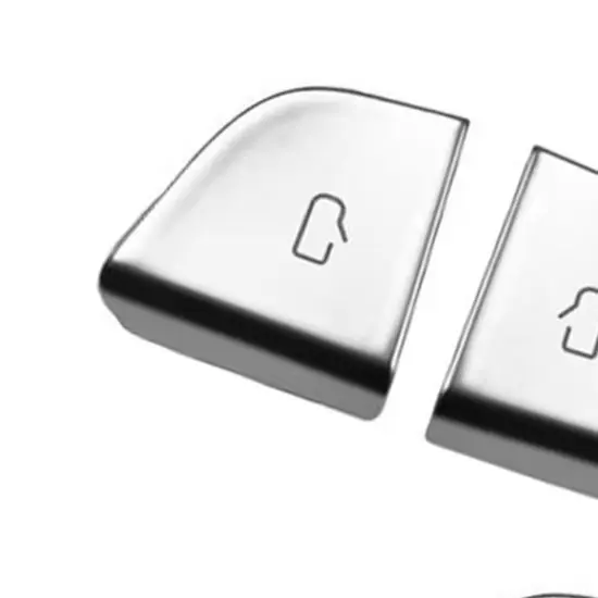 /Silver /ABS /Door Switch Button Trim Cover For Protector For Tesla Model Y For Juniper 2025 2026 Model 3 2024 Car Interior