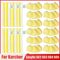 Mop Tuch Lappen Teile für Karcher Easyfix sc2 sc3 sc4 sc5 Staubsauger Ersatz Mikro faser Reinigungs pad Abdeckung Dampf wischer