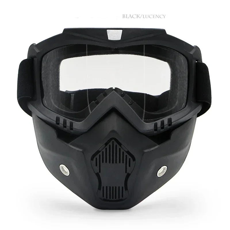 Maschera protettiva: staccabile e lavabile con occhiali. Scudi viso durante lo sport. Attrezzatura di sicurezza ideale con 6 scelte di colore