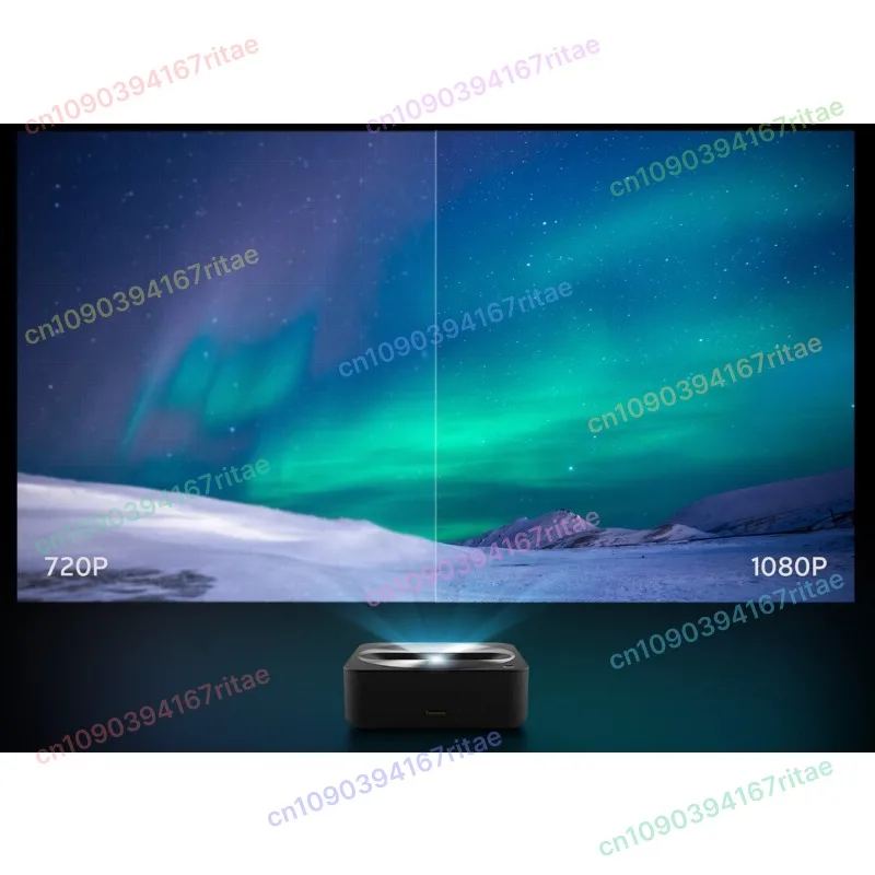 

4K Ultra Short Throw DLP Projector 1200 Lumens 2G RAM DMD Lens Built-in Speaker Home Theater Portable Projector