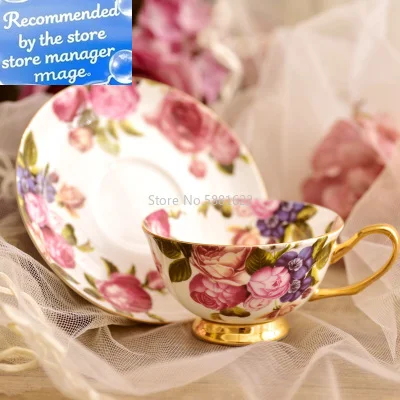 

Royal Classic Bone China Porcelain Tea Cup Sets English High Quality Teacup and Saucer Xicaras Miniature Cup and Saucer II50BYD