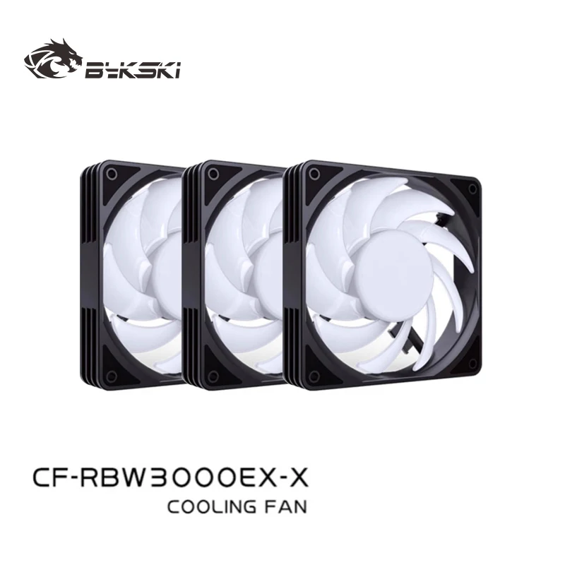 

Bykski CF-AP3000EX-X 120cm 4PIN PWM Fan Powerful High Flow Computer Case ,Radiator Cooler Master Max 3000RPM ,Two Ball Bearing