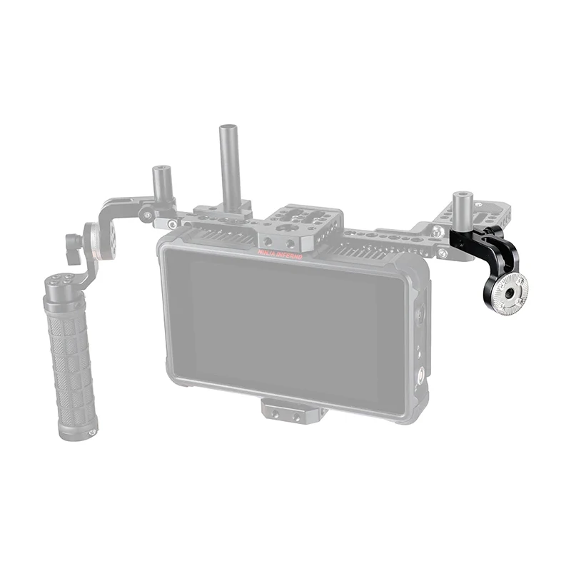 KAYULIN  L Shape Extension Arm Arri Rosette M6 Female Thread Adapter & 15mm Rod For Rosette Accessories