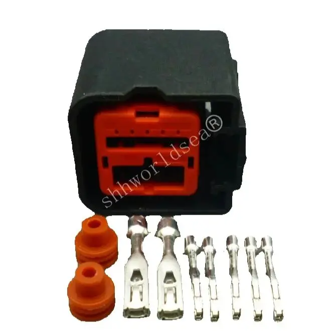 Shhworldsea 2/100Sets 7 Pin 1732175-1 Car Auto Door Window Motor Socket Automotive Female Male Connector Plug