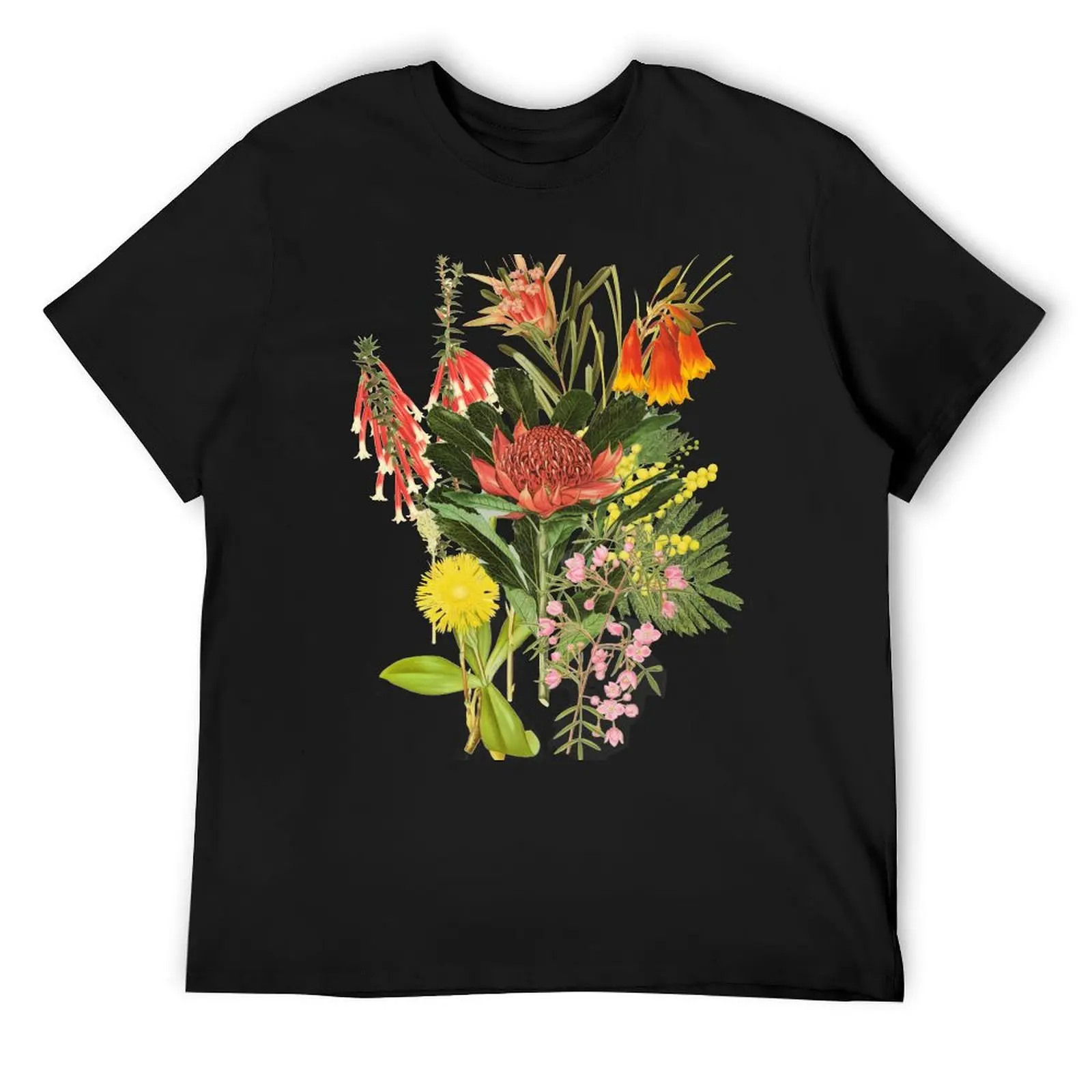 

Australian Flowers T-Shirt anime t shirts Louboutins man t shirt customs tshirts for men