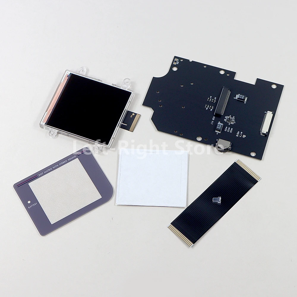 8 مجموعات استبدال ل GB V5 V5.0 2.6 بوصة الخلفية تسليط الضوء على IPS LCD سطوع الشاشة الكاملة مع الشاشة الزجاجية