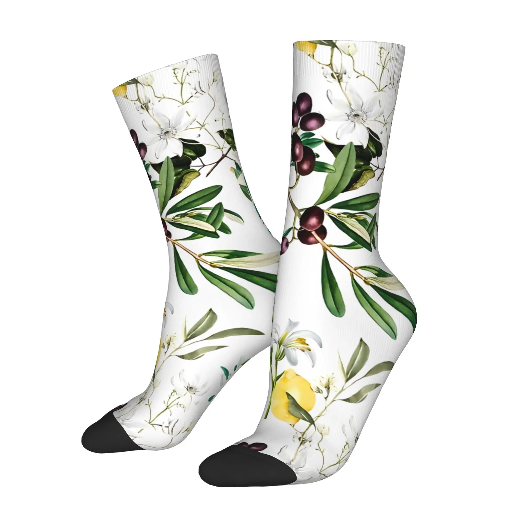 

Italian Brainrot Men Cycling Socks All Season Breathable Athletic Crew Socks for Spring Summer Fall Winter