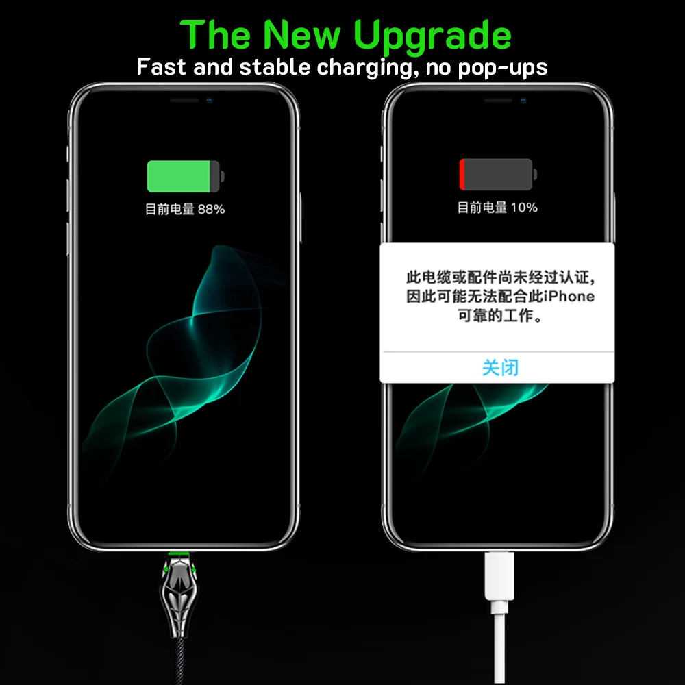 3A USB Cable For iPhone 14 13 12 11 Pro Max XR XS Max 8 7 6s Plus Fast Charging Wire For iPhone Charging Wire iPad Charger Cord