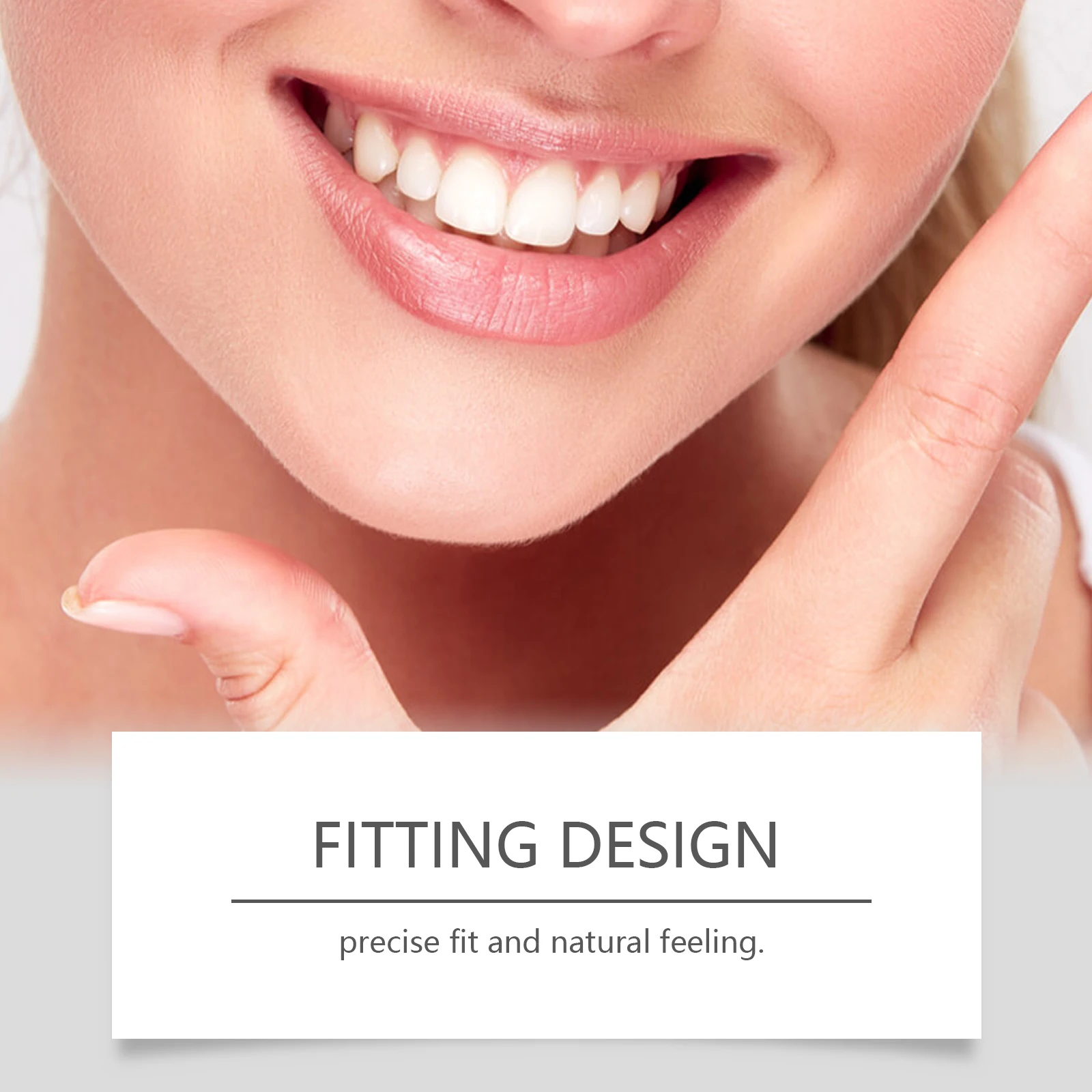 Conjunto completo de dentaduras de silicone macio, aumenta a capacidade de mastigação, melhora a perda escura dos dentes, aparelho ortodôntico temporário, dentes falsos para comer