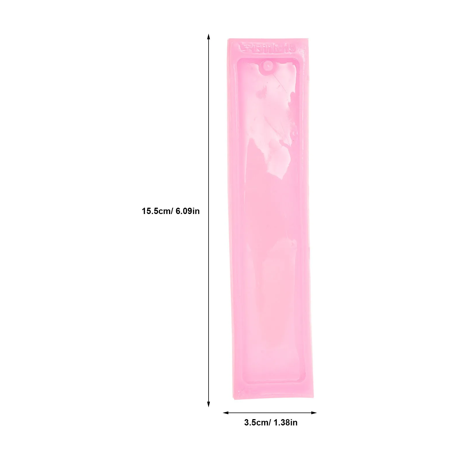 2 قطعة سيليكون لتقوم بها بنفسك قالب الإشارة المرجعية مستطيل أداة بسيطة لصب راتنجات الايبوكسي والإشارات المرجعية اليدوية