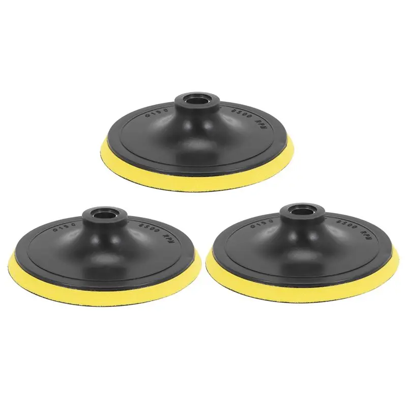 Strange 3X Polishing Pad Backing Pad Sanding Pad Pads M14 For Polishing Machine New K1 Thread Diameter: 150MM