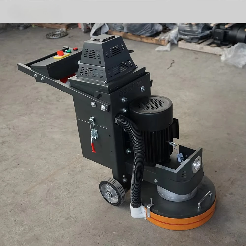 مطحنة أرضية خرسانية 220 فولت 380 فولت وملمع أرضية خرسانية ماسية مع مكنسة كهربائية