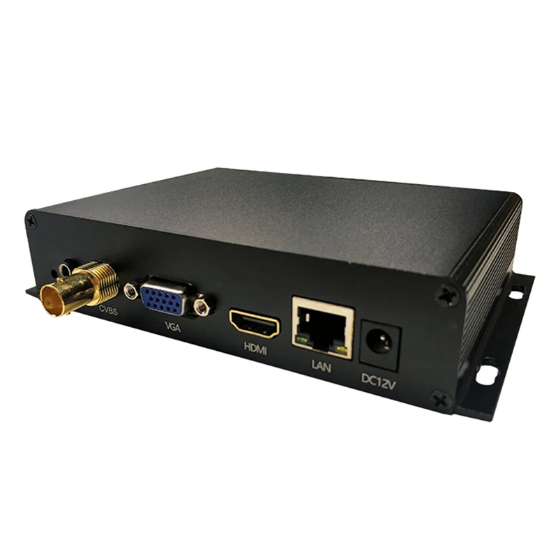 H265 H.264 HD-M I AV  Streaming Decoder IP to VGA Converter For Point to Piont Server System