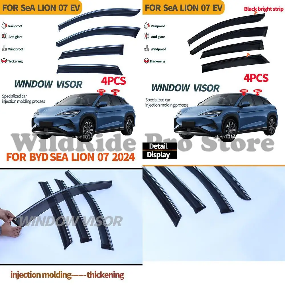 

1 set For For BYD Sea Lion 07 Window Rain Visors for Sea Lion 07 2024+