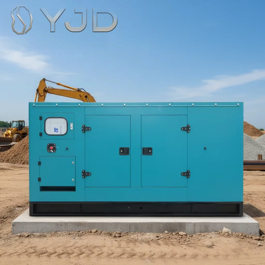 Leiteng 100kw Silent Portable Diesel Generator Rainproof 24V DC Electric Start AC Single Phase Noise Reduction Type