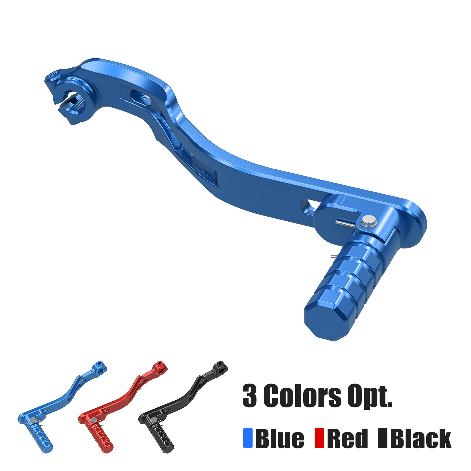 NICECNC Für Yamaha Raptor 700R 2013-2026 Schalthebel Schaltstufe Pedal Aluminium Federzug Einstellbar ATV Zubehör – Detail 5