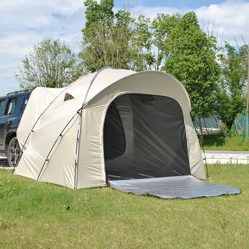 

Ultimate SUV Camping Tent - PU4000 Waterproof, 3-4 Person Capacity, Bug-Proof Mesh & Cross Ventilation, Easy Setup with Floor