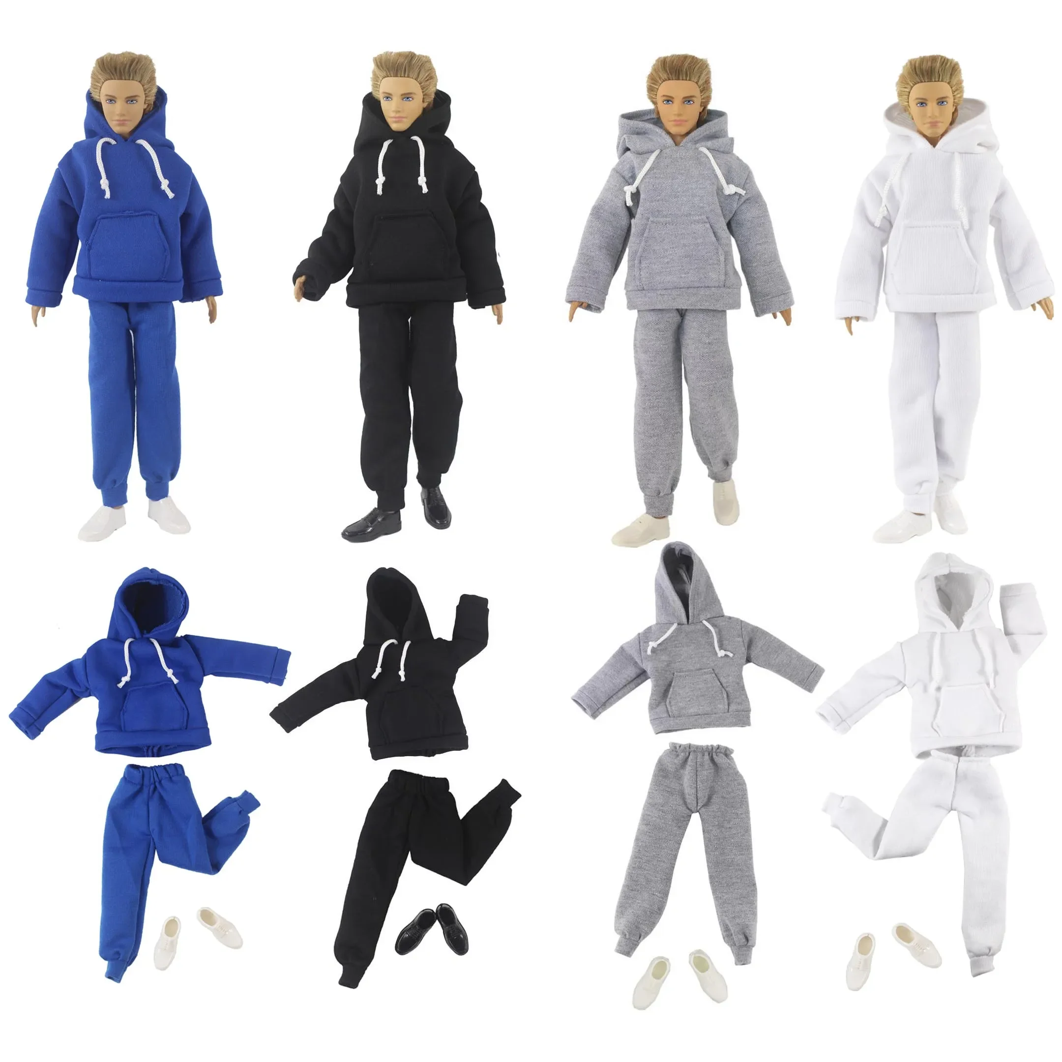 1 Set Doll Clothes Sweater Casual Clothes Outfit for 12 inch Ken Doll Many Style for Choice