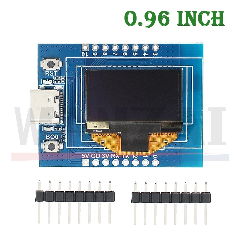 ESP32-C3 Development Board with 0.96 Inch / 1.3 inch OLED Display, WiFi Bluetooth IoT Module Ceramic Antenna for Arduino