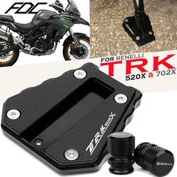 Per Benelli TRK 702X TRK702X 2022-23 TRK502X TRK 502X 2017-2022 Moto Cavalletto Piede Cavalletto Laterale Estensione Pad Piastra di Supporto