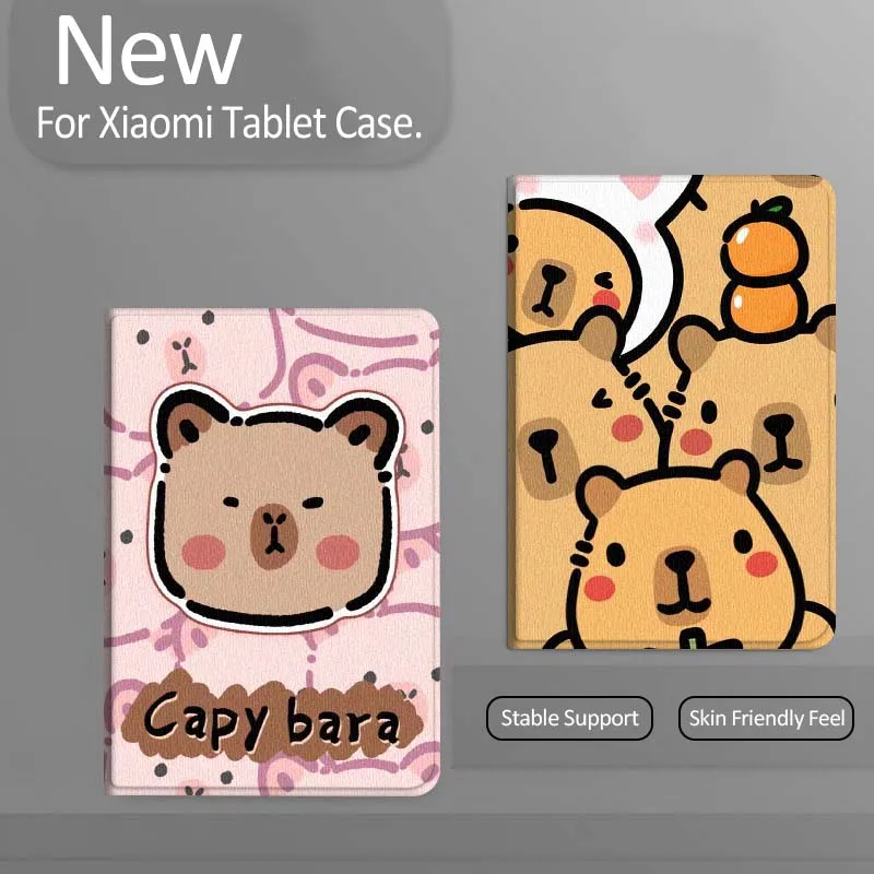 

Cartoon Capibala Anime For Xiaomi Redmi Mi Pad 4 5 6 7 8 K SE Mini Pro Plus Max 10.1 11.2 inch Tablet Case
