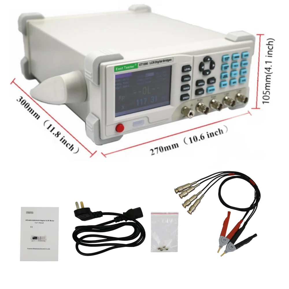 East Tester Desktop Electric Bridge ET4401/2/10 Resistance Impedance Capacitance Inductance Measure Instrument Digital LCR Meter