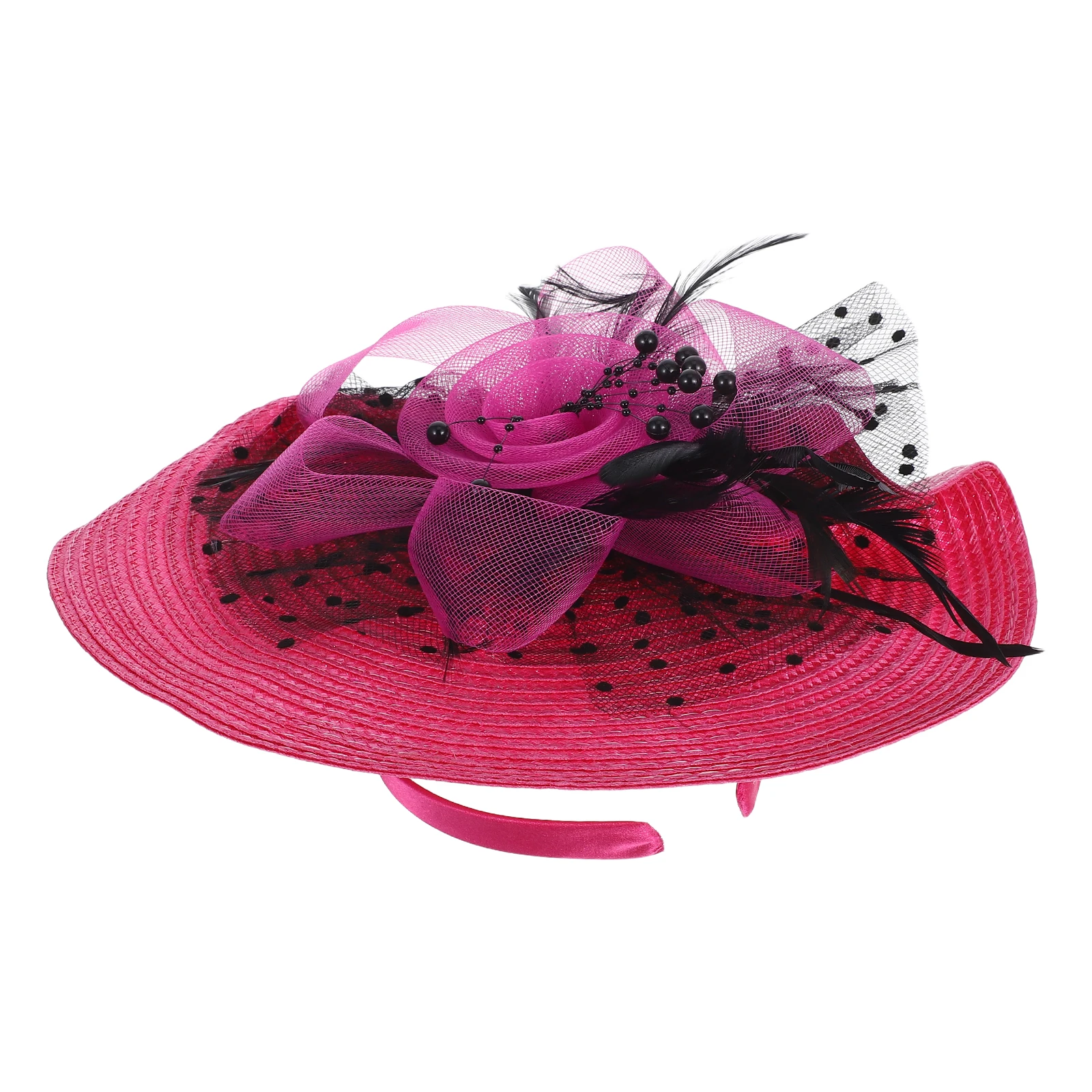 

Mesh Veil Fascinator Ladies Hat Elegant Headpiece Party Headwear Bridal Wedding Hat Handmade Accessories