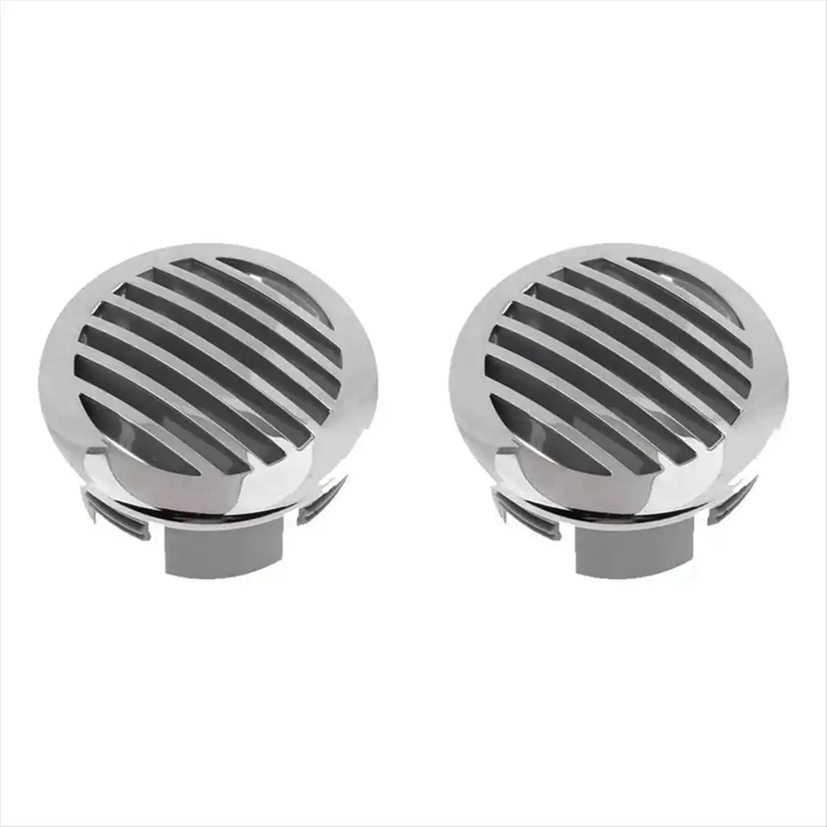 AA83 2 Pieces 4 Inch Adjustable Marine Vent Covers, 316 Stainless Steel Air Vent Covers for RV, Boats, Yachts