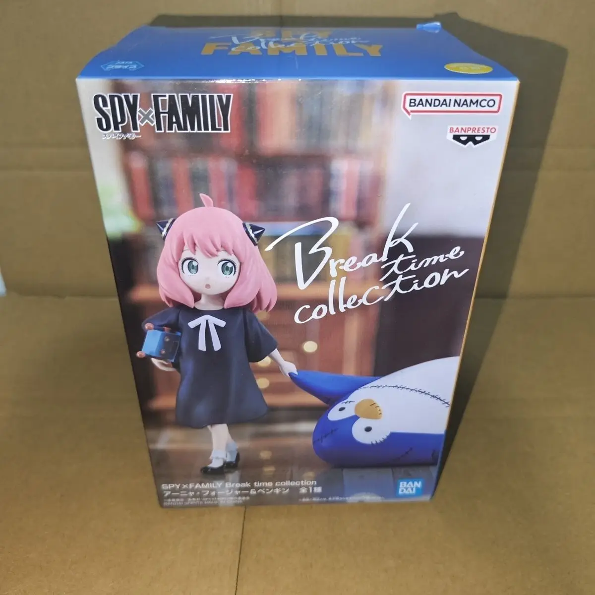 

Original Bandai Break Time Collection SpyFamily Anya Forger Kawaii Doll 11Cm Anime Figure Pvc Model Collectible Toys