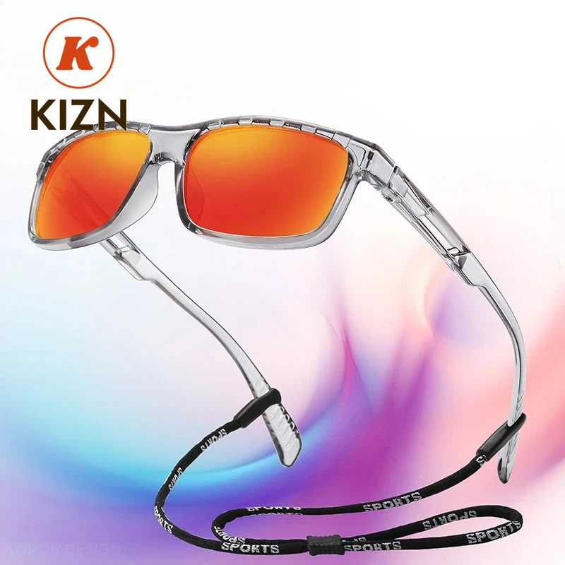 

KIZN -75 -100 -125 Myopia Athletic Glasses Square Frame Sunglasses Male Sunglasses Colorful Optical Prescription Customized Hype