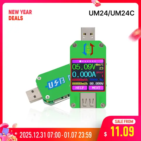 USB Multimeter UM24C LCD Test Device RD