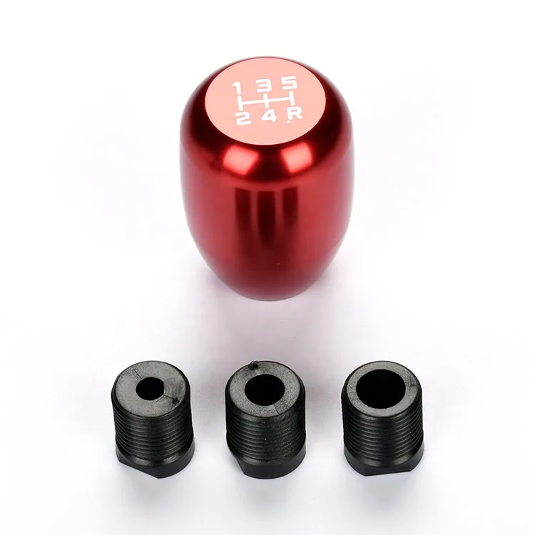 Custom Auto Parts รถ Universal อลูมิเนียม Burnt Blue Gear เกียร์ธรรมดารถยนต์ Shift Knob Handle