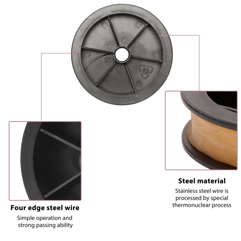 

Wire rope Four-Sided Steel Wire Windshield Rope Removal Car Glass Removal Tool Special Steel Wire Rope for Windshield Tapping