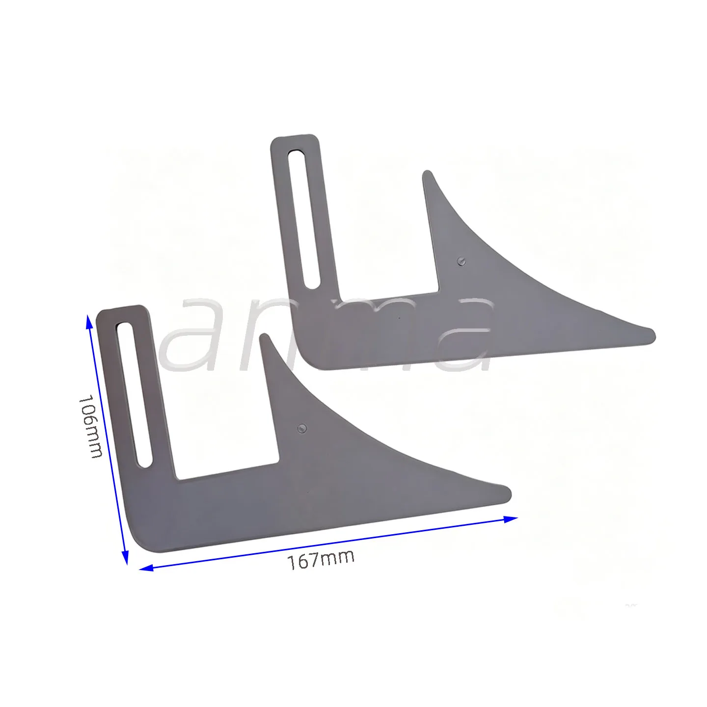 5PCS Plastic Triangle Board Paper Stop Block Book Stopper Baffle Printing Machine Spare Parts Plastic Sheet ﻿