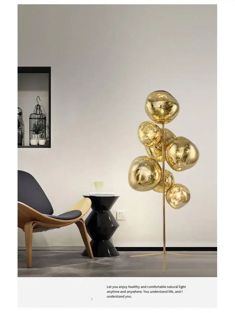 Moderne led-vloerlamp - Scandinavische villaslaapkamer, studeerkamer, woonkamer, sfeerverlichtingsarmatuur aan de zijkant - afbeelding 2