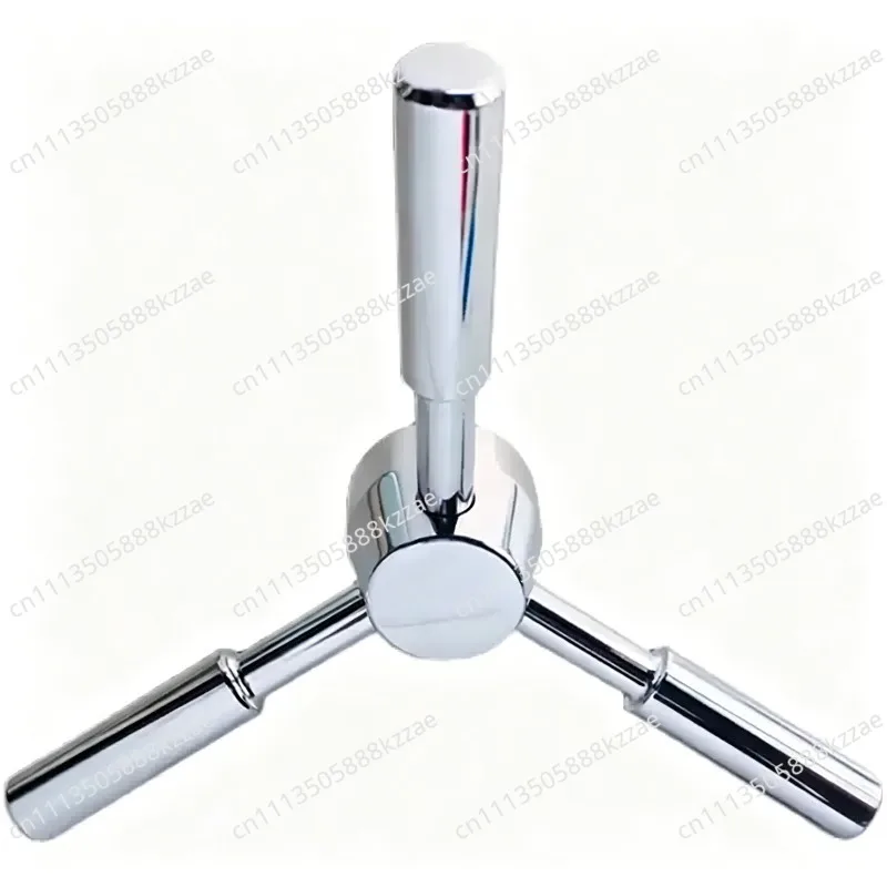 High-Security Metal Lock with Triangle Handle, Anti-Pry Design, Fits Security Door/Valuables Cabinet, Reliable Anti-Theft Lock