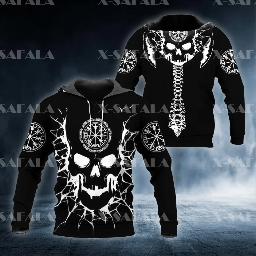 Odin The Allfather King Viking 3D Print Hoodies Man  Women Harajuku Pullover Sweatshirt  Casual Tracksuit Unisex Zipper Jacket