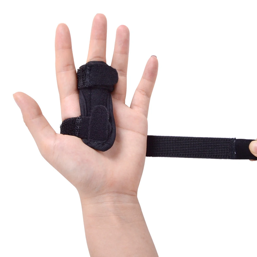 

Finger Support Brace Splint for Fracture Recovery Index Middle Ring Pinky Thumb Joint Stabilizer Lightweight Breathable Washable