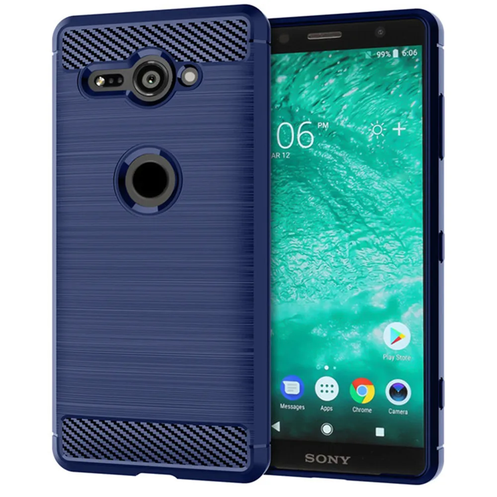 For Sony Xperia XZ2 Compact Case Luxury Full Soft TPU Silicone Cover Shockproof Case For Sony Xperia XZ2Compact Phone Cases