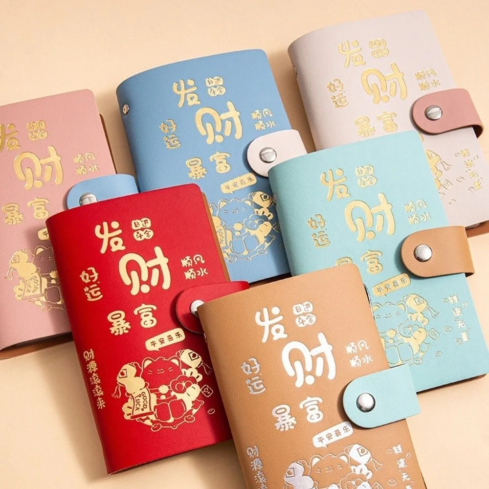 

New Save Money 100 Envelopes Money Saving Challenge PU Reusable Mini Binder Savings Challenge Waterproof Budget Binder Gift