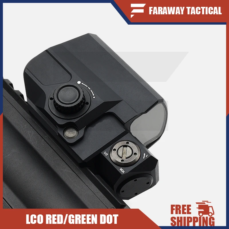 L-C-O الأحمر والأخضر نقطة البصر المجسم البصر التكتيكية بنادق نطاقات الصيد نطاقات منعكس البصر صالح 20 مللي متر السكك الحديدية جبل